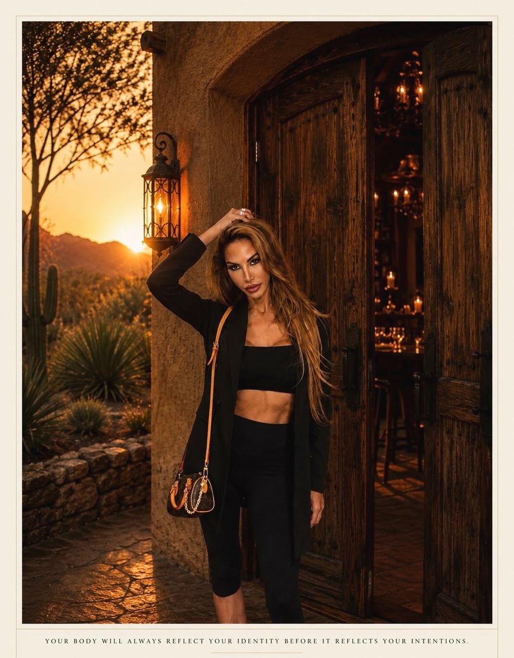 Paula outdoors in the desert